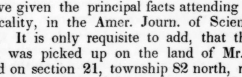 Crop of the original scan: The American Journal of Science and Arts  1848-11: Vol 6 Iss 18 (6)