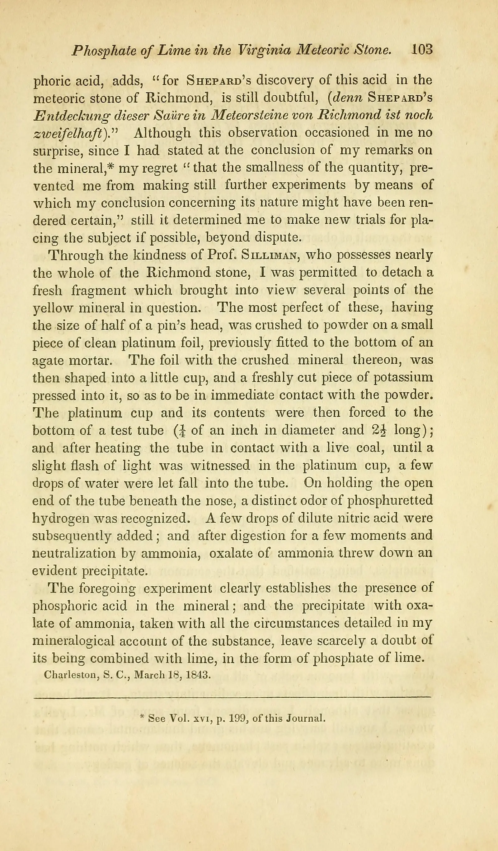 The American journal of science and arts (v. 45 1843)