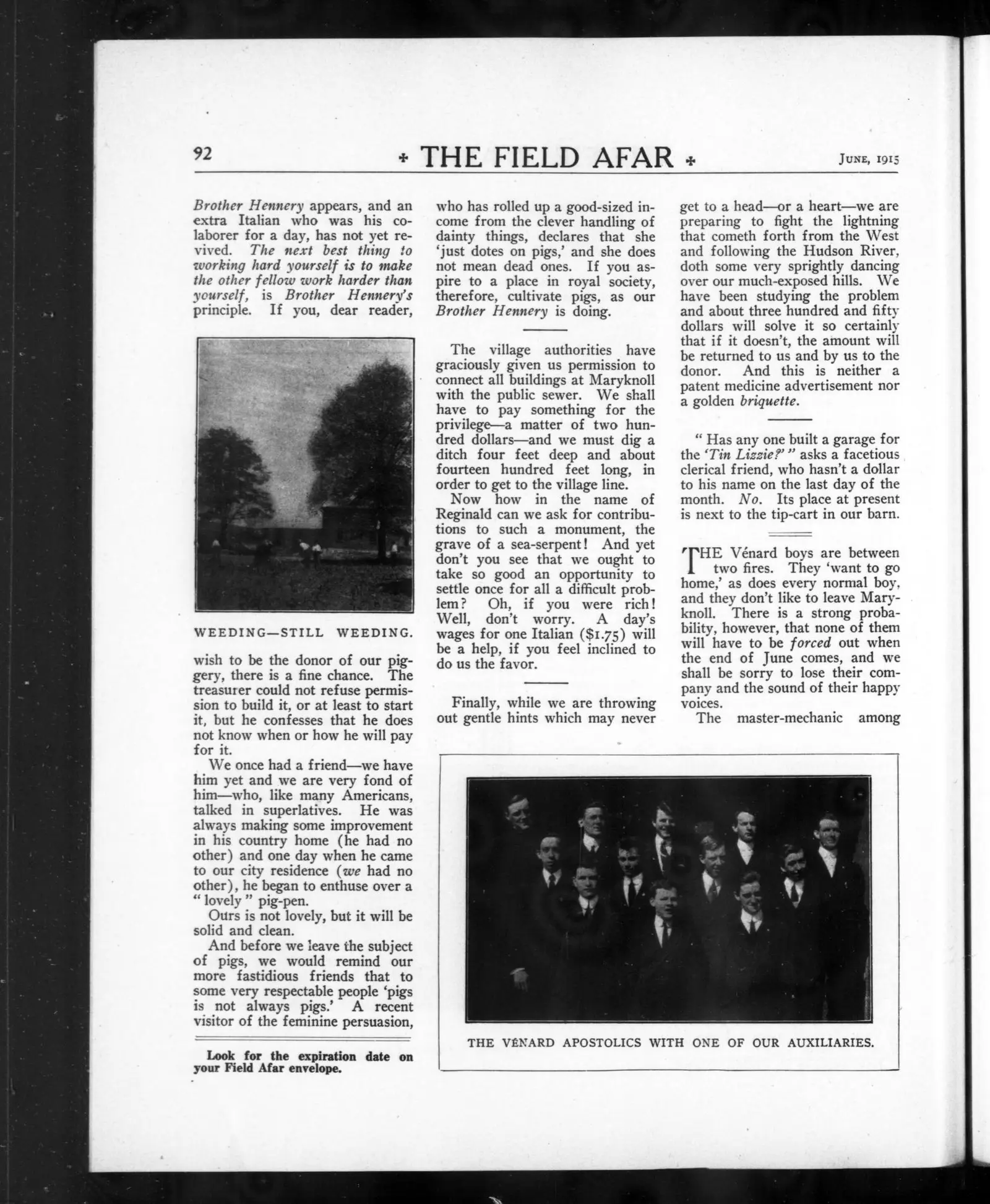 The Field Afar  1915-06: Vol 9 Iss 6 (9)
