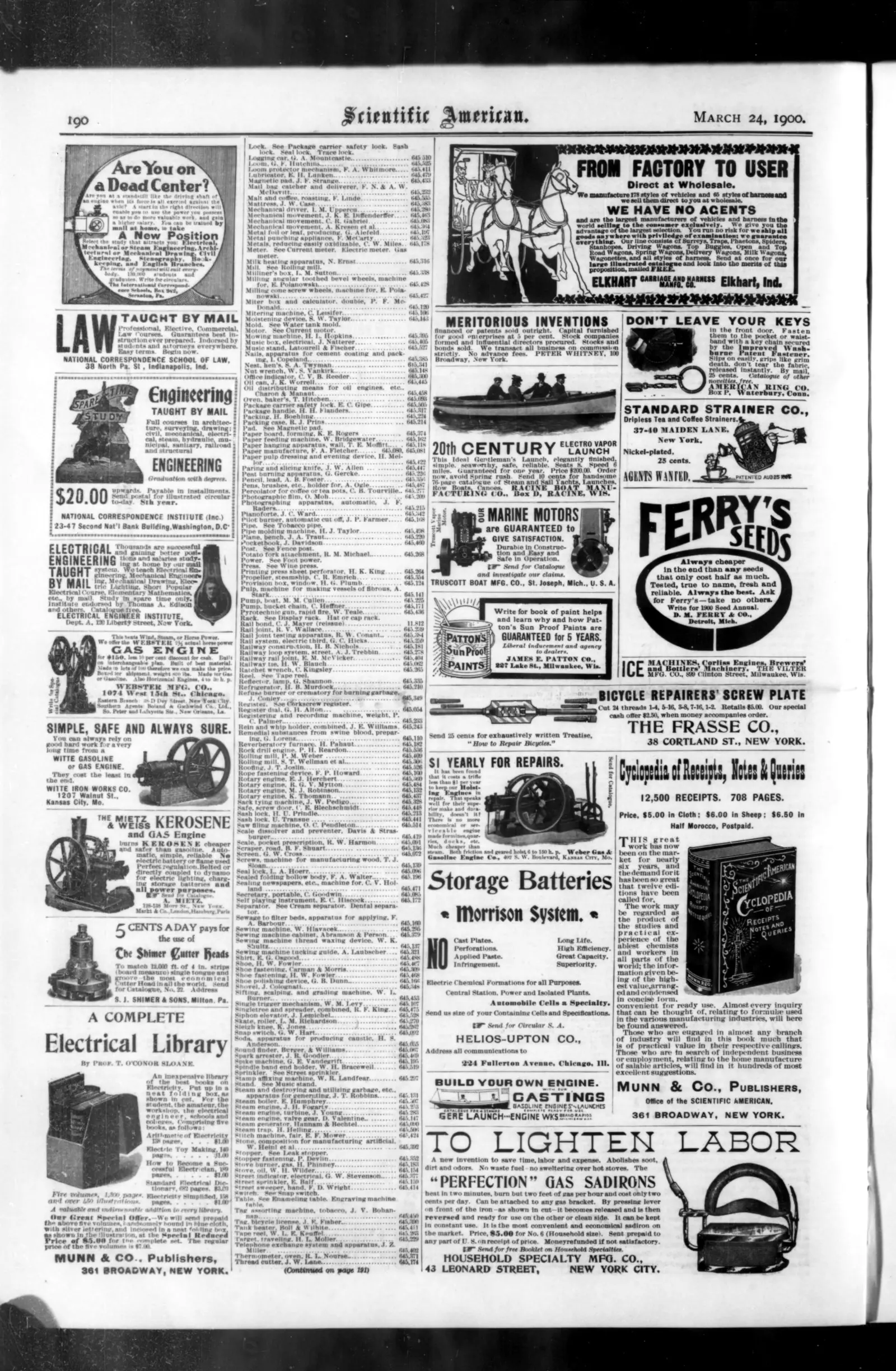Scientific American  1900-03-24: Vol 82 Iss 12 (82)