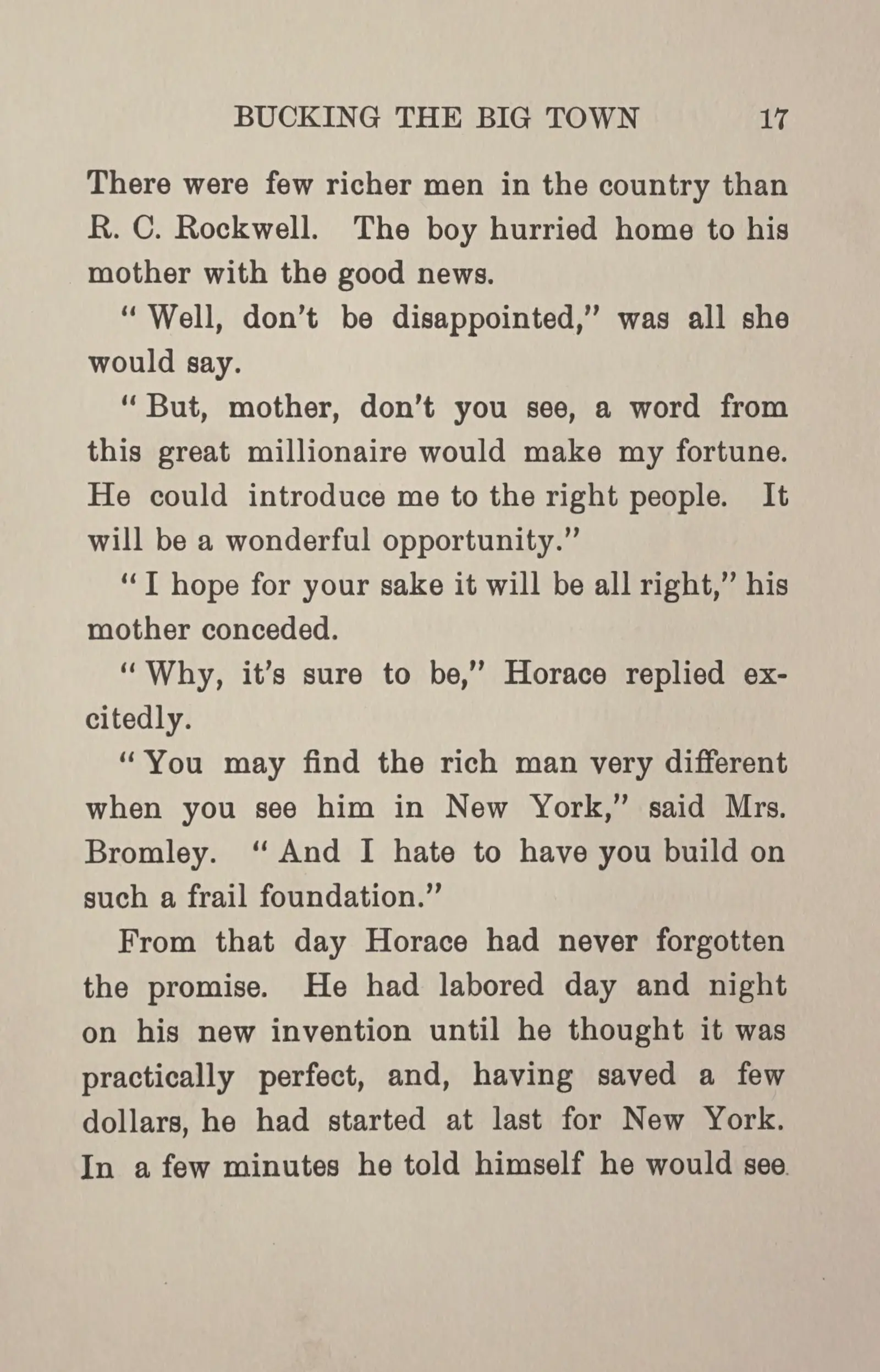 The young telephone inventor;